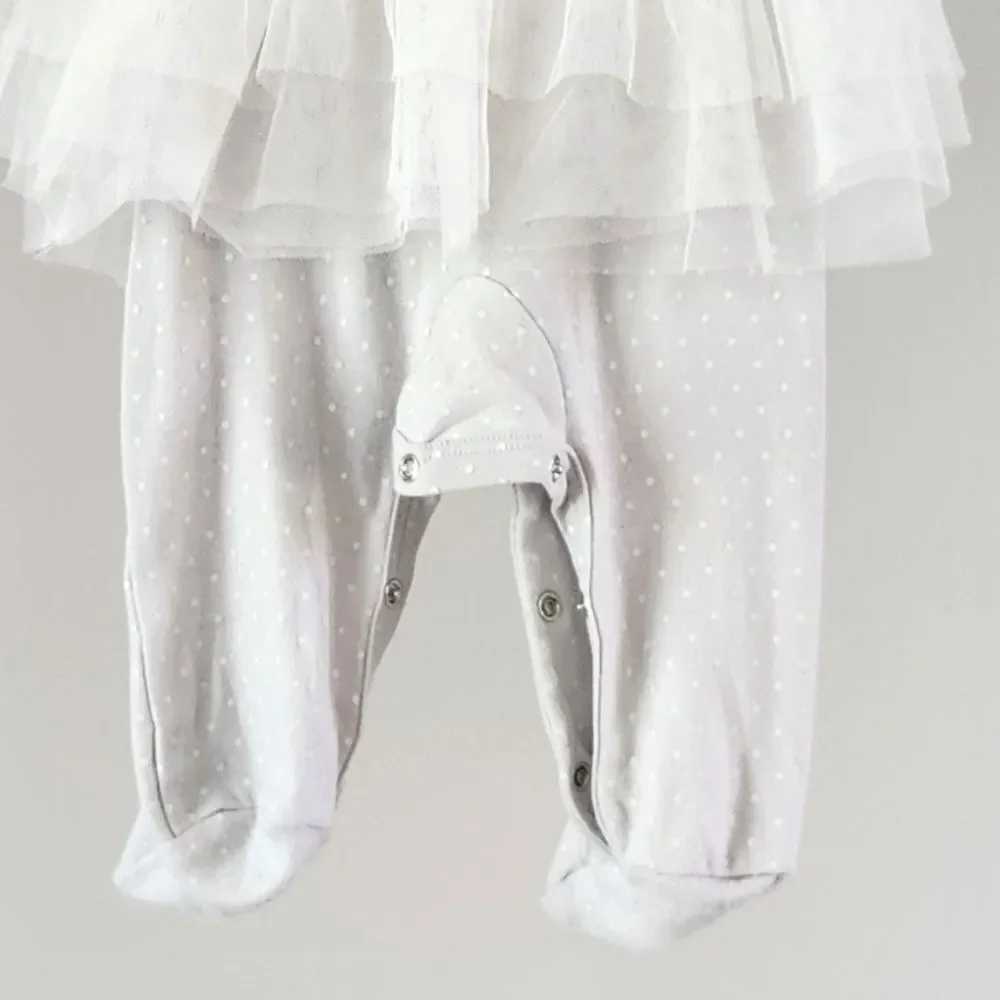 NWT Baby Starters Leopard Luxe Ballet Onesie/Footie